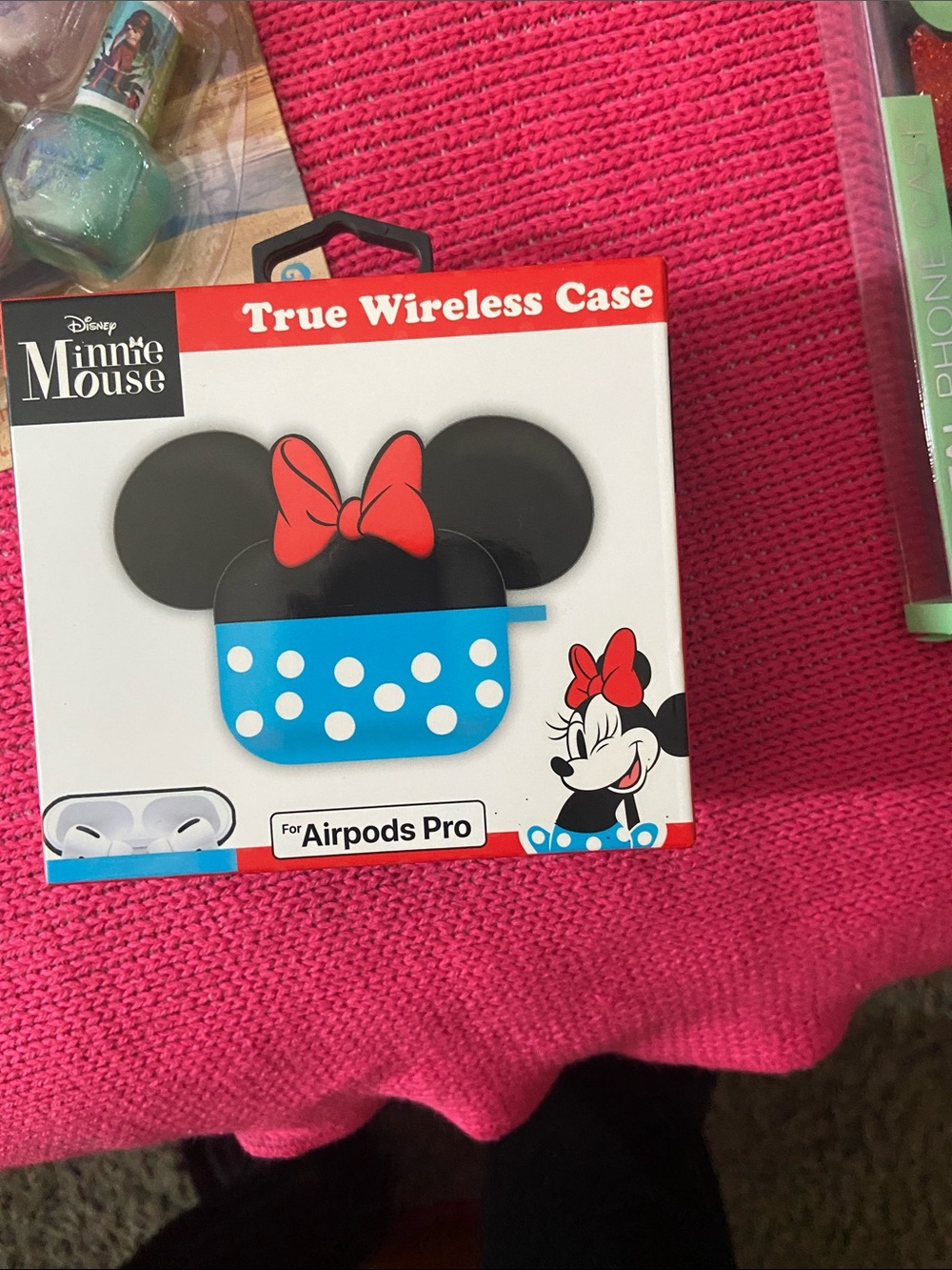 Blue Polka Dot True Wireless Case for AirPods Pro Minnie